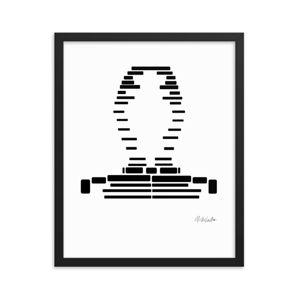 Framed Portrait - White