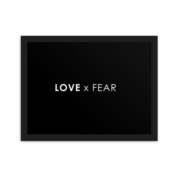 LOVE x FEAR - BLACK