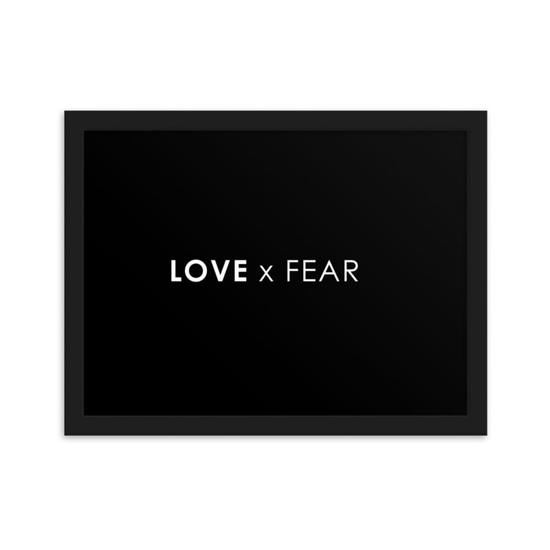 LOVE x FEAR - BLACK