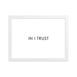 IN I TRUST - WHITE