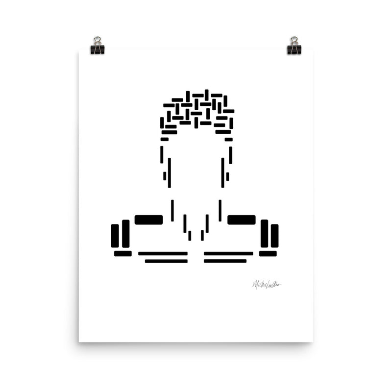 Poster Portrait - White